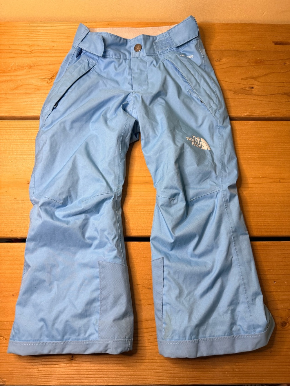 The North Face Girls Dryvent Winter Warm Snow Pants Powder Blue Size XXS 5